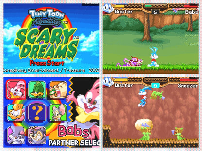 Tiny Toon Adventures Scary Dreams GBA Video Game Boy Advance 2005