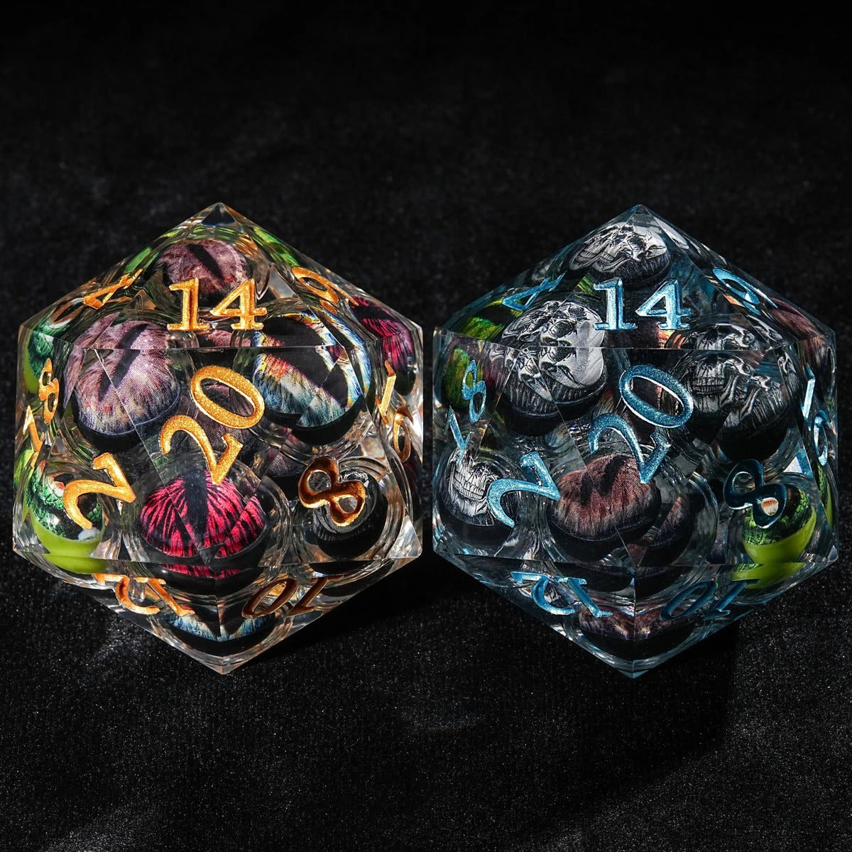 Eye of Odin 50mm Liquid Core Resin D20 Dice