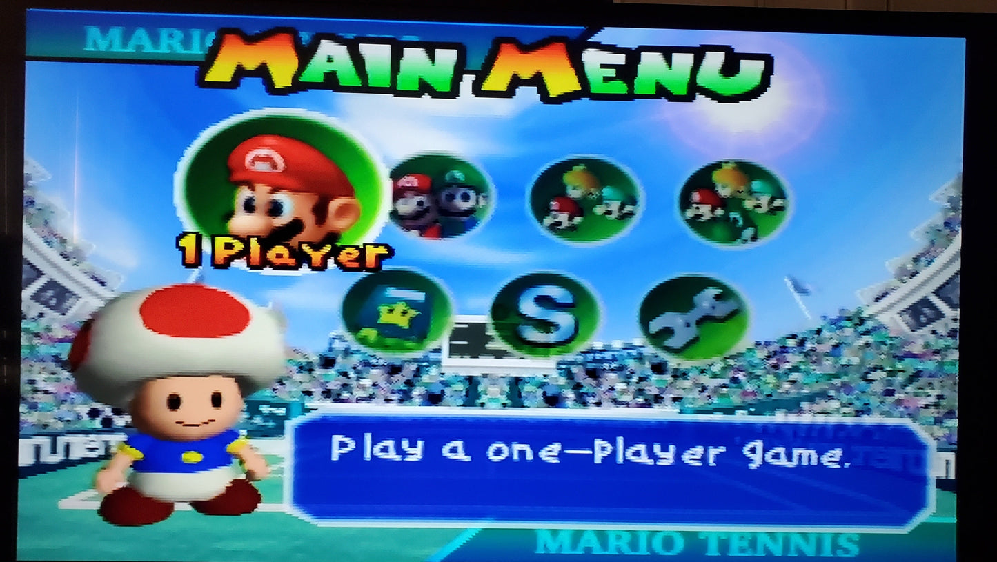 Mario Tennis N64 Nintendo 64 Video Game Cartridge 2000