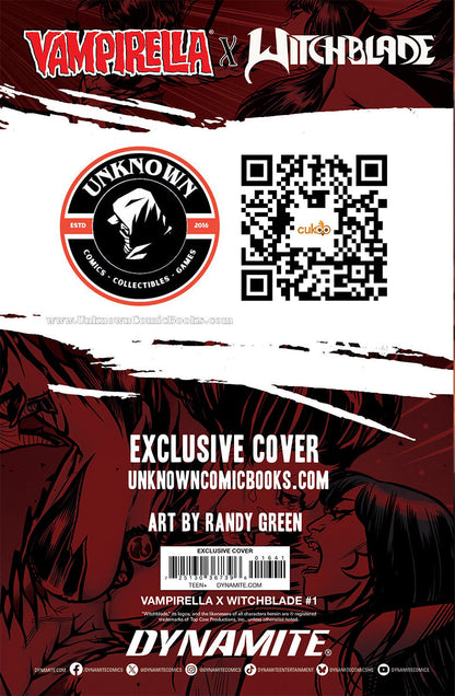 VAMPIRELLA X WITCHBLADE SPECIAL #1 RANDY GREEN NYCC EXCLUSIVE VIRGIN VAR (10/28/2026)