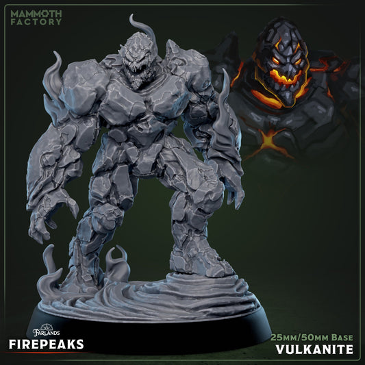 Vulkanite - Magma Elemental - Miniature