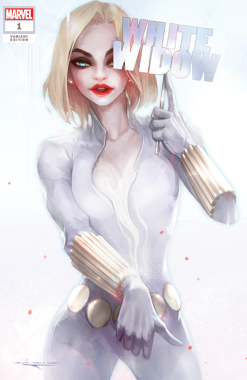 White Widow Black Saber Comics Exclusive Ivan Tao Ltd 250