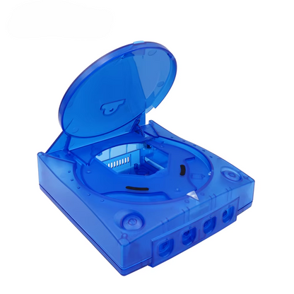 SEGA Dreamcast DC Blue Clear Yellow Replacement Console Shell Housing