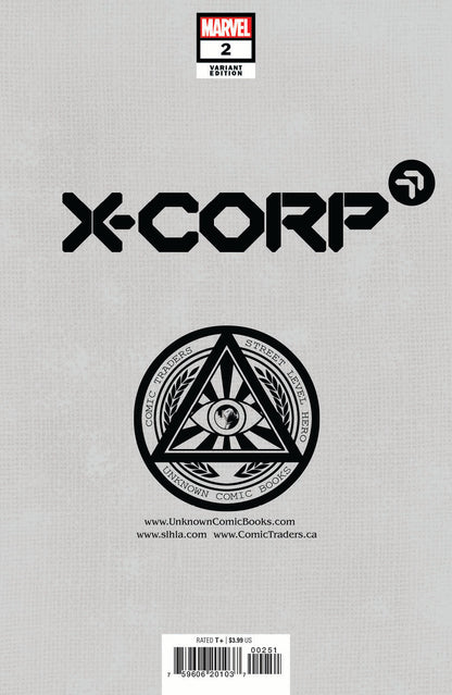 X-Corp #3 Unknown Comics Stephen Segovia Exclusive Virgin Var (07/14/2021)