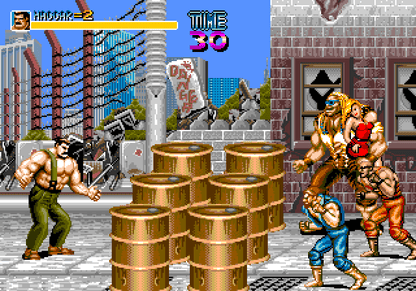 Final Fight MD Demo Sega Genesis Video Game Cart