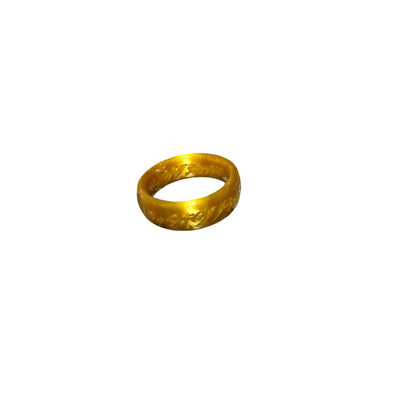 LOTR Gold PLA Plastic Costume Ring - Large Size