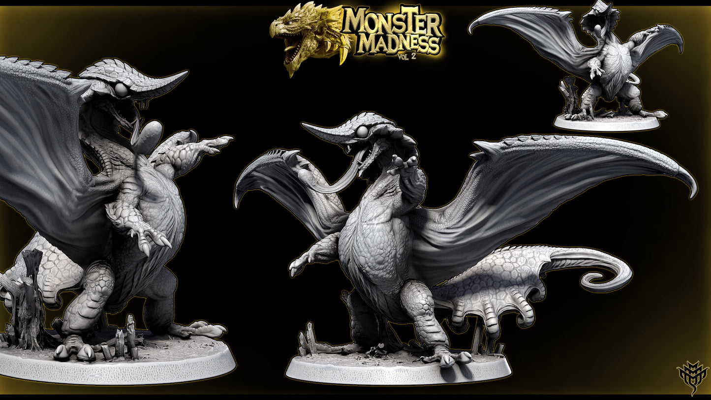 Agamaleos – Chameleos-Inspired Trickster Wyvern – Monster Madness Vol 2 Miniature