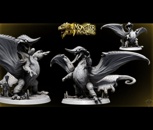 Agamaleos – Chameleos-Inspired Trickster Wyvern – Monster Madness Vol 2 Miniature