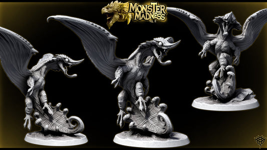 Agamaleos – Chameleos-Inspired Trickster Wyvern – Monster Madness Vol 2 Miniature