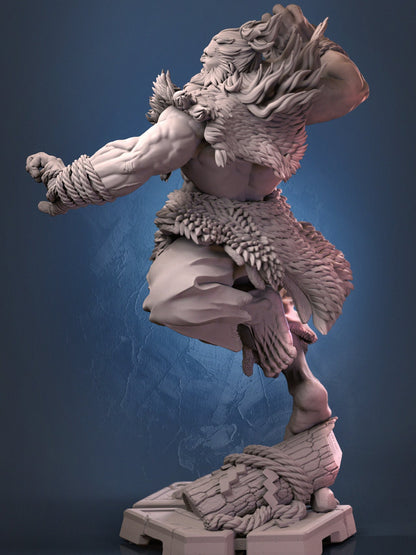Dark Fighter – Human Monk – Resin Tabletop Miniature