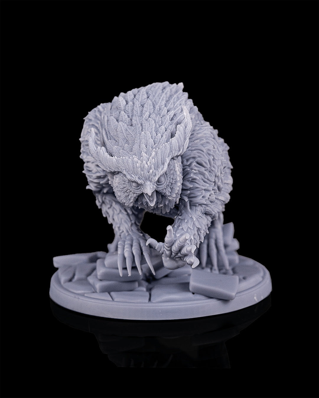 Avian Ogre – Owlbear – Beldrad's Bag of Beasts – Monstrosity Miniature