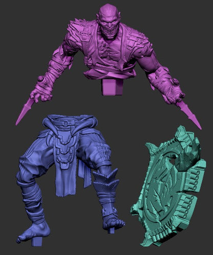 Melted Asssassin - Mortal Kombat Inspired Assassin Miniature
