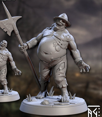 Bloated Zombie – Dungeons & Dragons Monster – Resin Tabletop Miniature