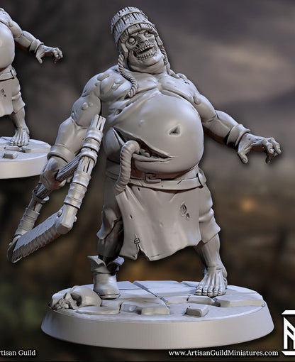 Bloated Zombie – Dungeons & Dragons Monster – Resin Tabletop Miniature