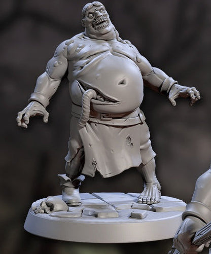 Bloated Zombie – Dungeons & Dragons Monster – Resin Tabletop Miniature