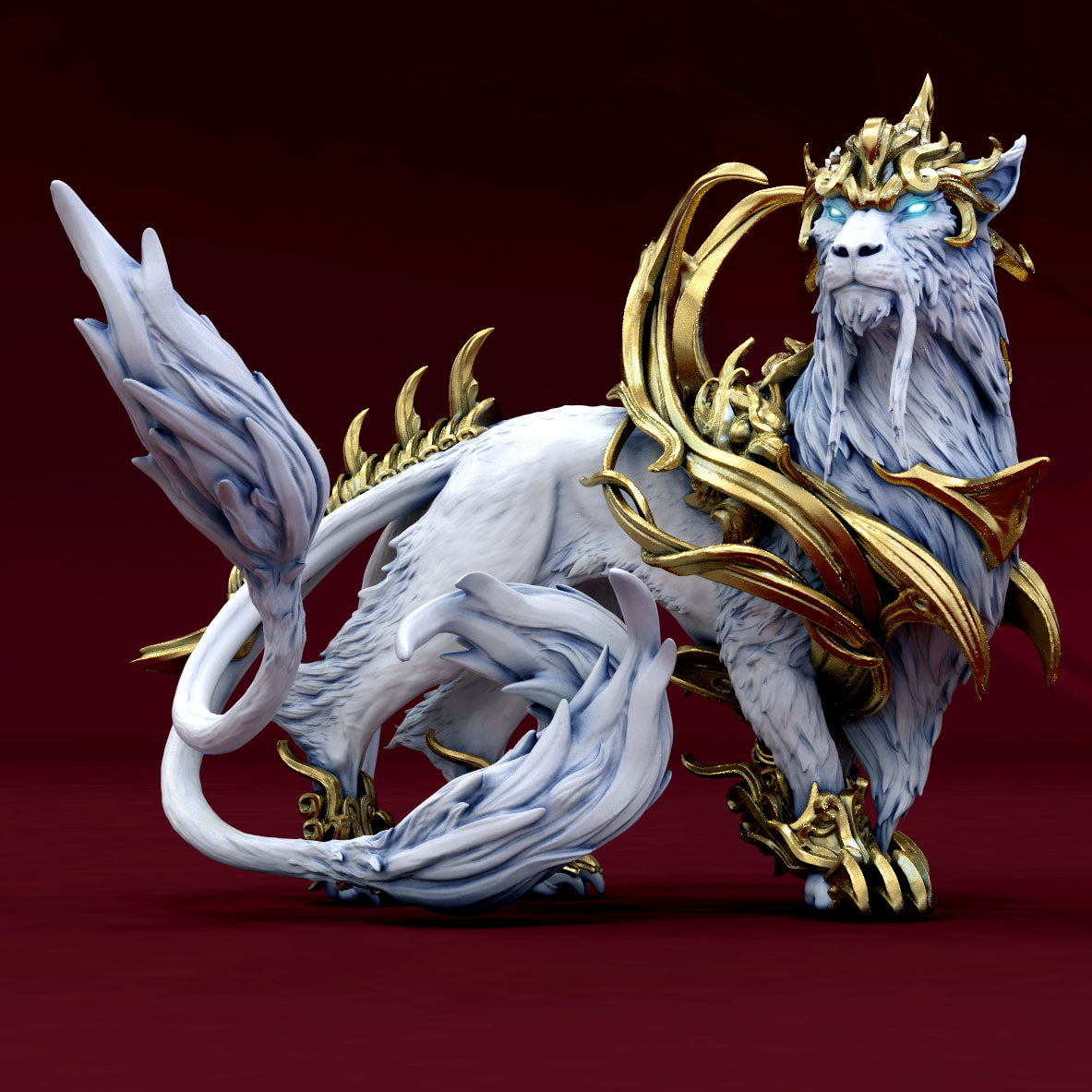 Byakko Mystic – Armored Celestial Beast / Mythic Guardian – Miniature