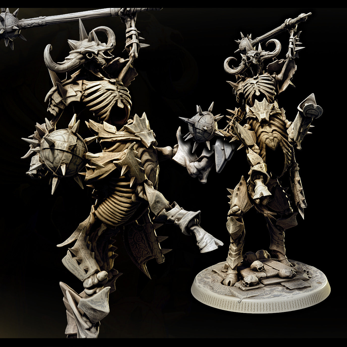 Skeletal Centaurs Set – Undead Cavalry Miniatures