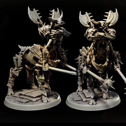 Skeletal Centaurs Set – Undead Cavalry Miniatures