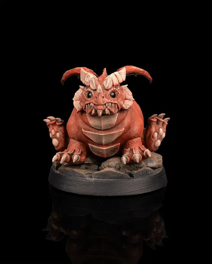 Chonkers – Young Red Dragon (Themberchaud-Inspired) – Beldrad's Bag of Beasts – Creature Miniature