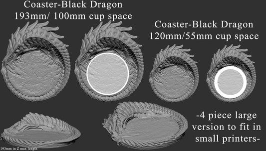 Black Dragon Coasters