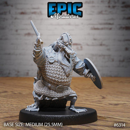 Duck Bandit – Birdfolk Fighter – Resin Tabletop Miniature