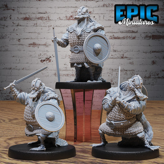 Duck Bandit – Birdfolk Fighter – Resin Tabletop Miniature