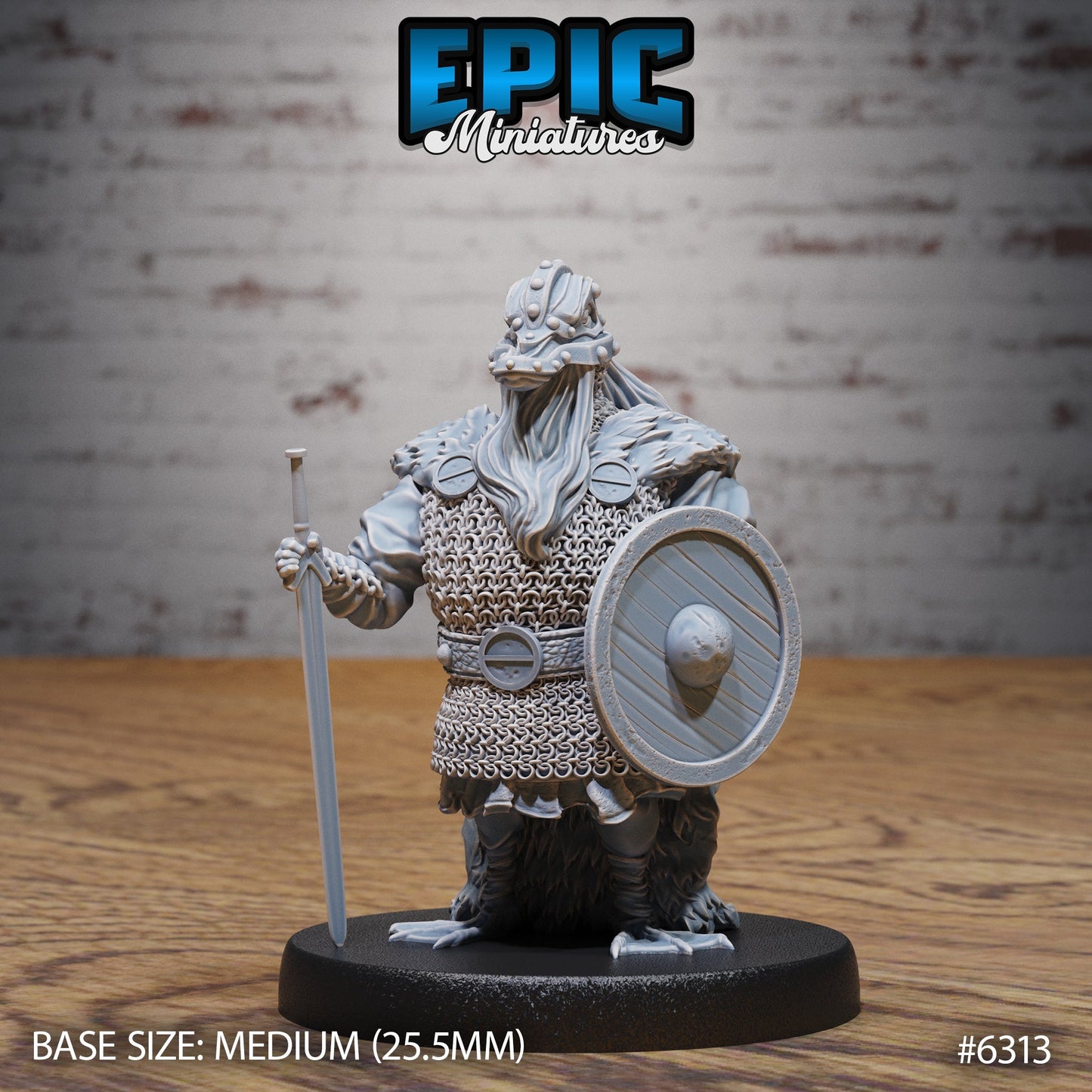 Duck Bandit – Birdfolk Fighter – Resin Tabletop Miniature