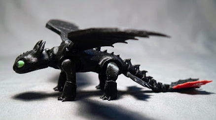 Toothless Inspired Posable Mini Dragon – 3D Printed PETG Figure