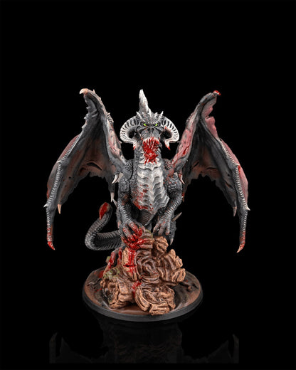 Gelthrax – Black Dragon – Beldrad's Bag of Beasts – Ancient Dragon Miniature