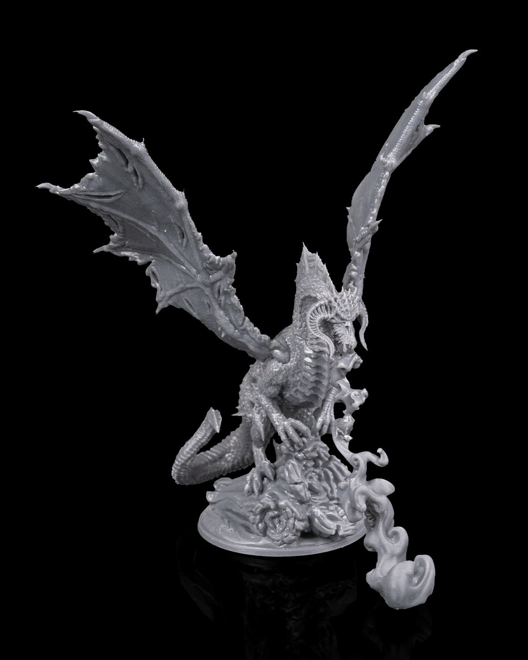 Gelthrax – Black Dragon – Beldrad's Bag of Beasts – Ancient Dragon Miniature