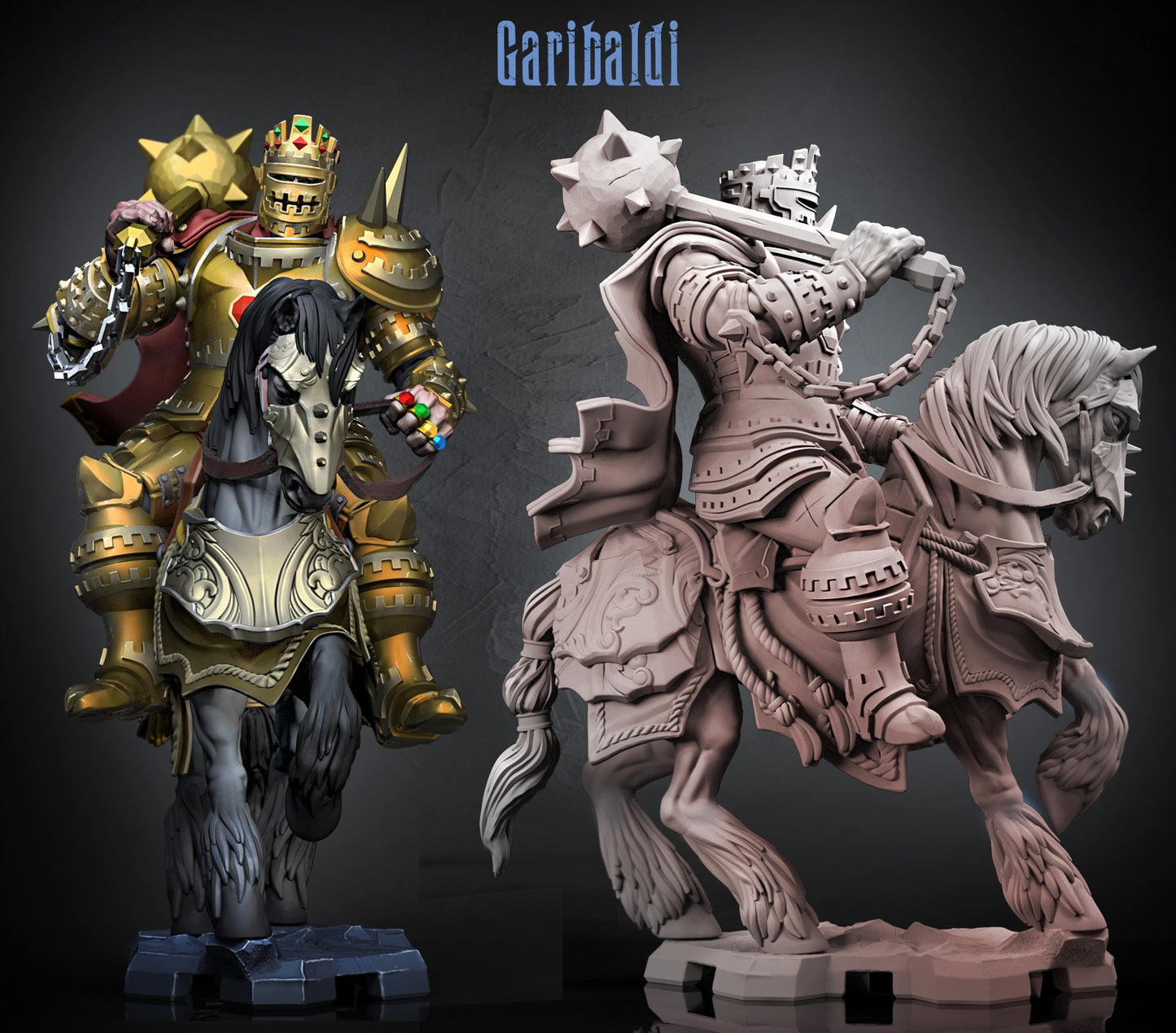 General Garibaldi – Human Fighter – Resin Tabletop Miniature
