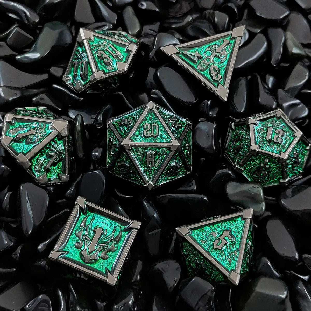Gothic Mysticism - Starhorn Metal dnd Dice Set Collection