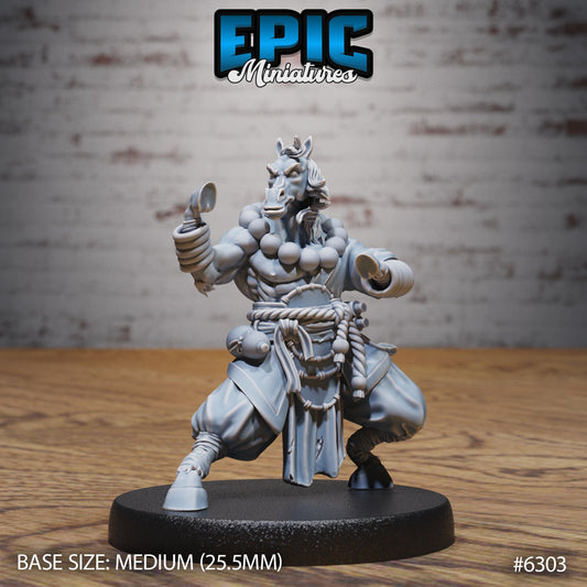 Horsefolk Monk – Resin Tabletop Miniature
