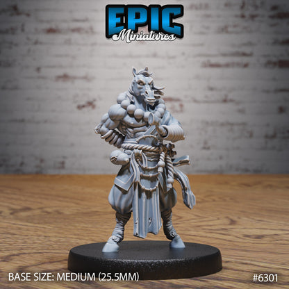 Horsefolk Monk – Resin Tabletop Miniature