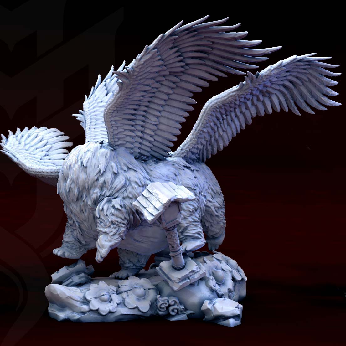 Hundun – Chaotic Primordial Beast / Mythic Monster – Miniature