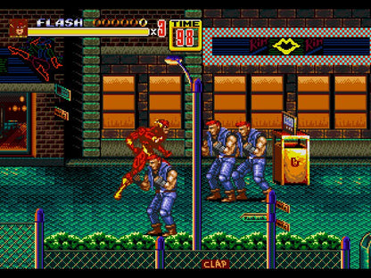 The Flash in Streets of Rage 2 Sega Genesis Game