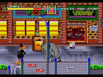 Looney Tunes in Streets of Rage 2 Sega Genesis Game Cart