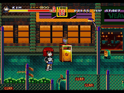Scott Pilgrim in Streets of Rage 2 Sega Genesis Game Cart