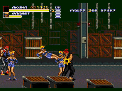 Akuma in Streets of Rage 3 Sega Genesis Game Cart