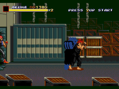 Akuma in Streets of Rage 3 Sega Genesis Game Cart