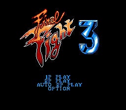 Final Fight 3 NES Game Repro Nintendo Cart