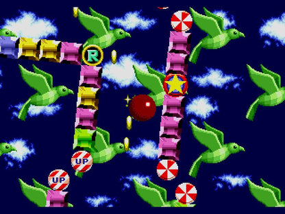Knuckles the Echidna in Sonic the Hedgehog Sega Genesis Game Cart Repro