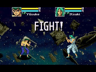 Yu Yu Hakusho Sunset Fighters English Sega Genesis Game Repro Cart