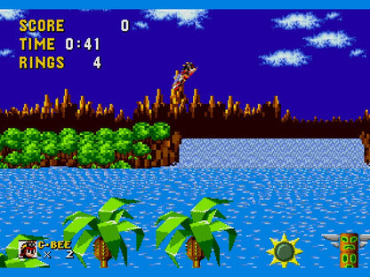 Charmy the Bee in Sonic the Hedgehog Sega Genesis Repro Game Cart
