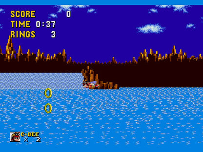 Charmy the Bee in Sonic the Hedgehog Sega Genesis Repro Game Cart