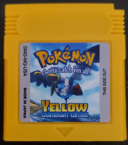 Pokemon Yellow Cramorant GBC ROM Hack Video Game Custom Gameboy Color