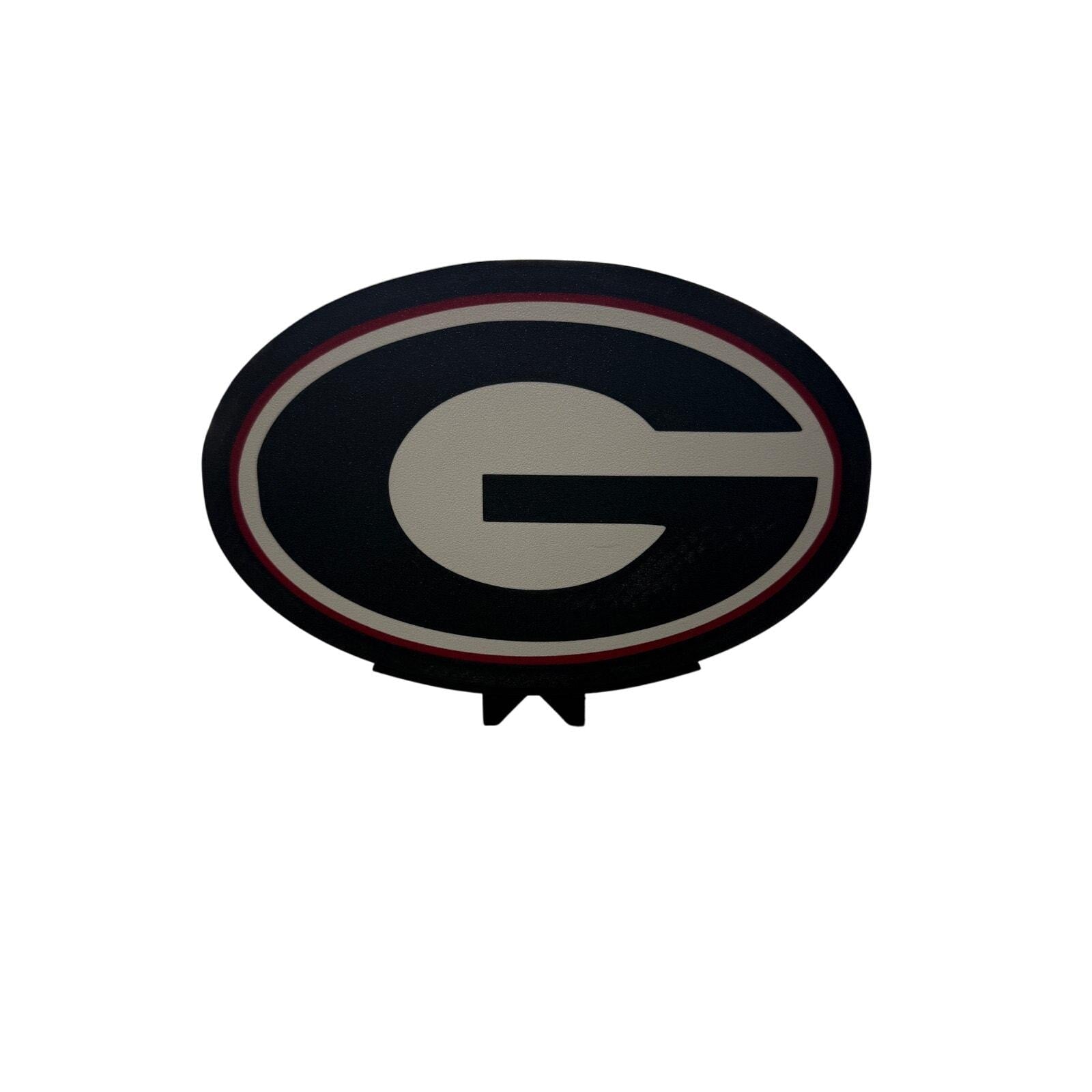 UGA Georgia Bulldogs Multicolored LED Light Box with Color and Effects Remote and Stand