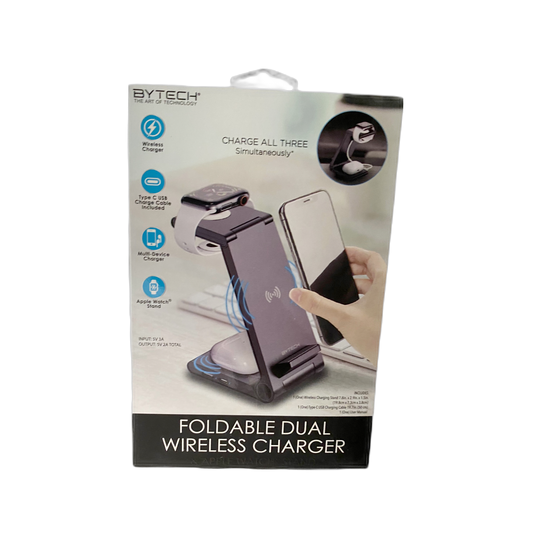 Foldable Dual Wireless Charger from Bytech