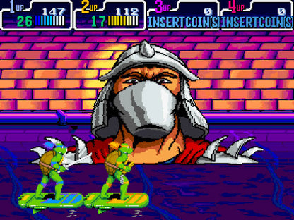 TMNT 4 Turtles in Time SNES Video Game Super Nintendo Ninja Turtles