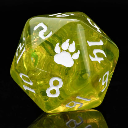 Kickstarter Dice – Green Druid Resin Dice Set